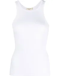 Rag & Bone Geripptes Tanktop Weiß