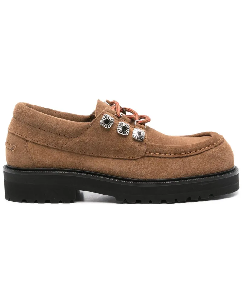 Toga Derby-Schuhe mit Nieten - Braun Braun