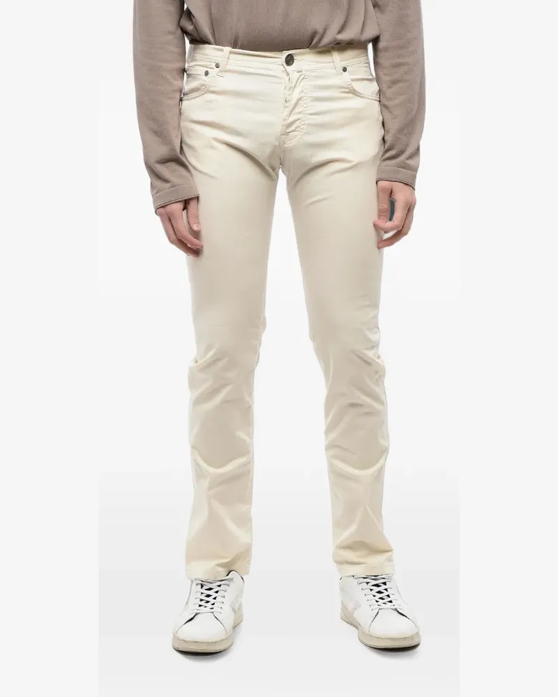 Corneliani five-pocket skinny trousers - Nude Nude