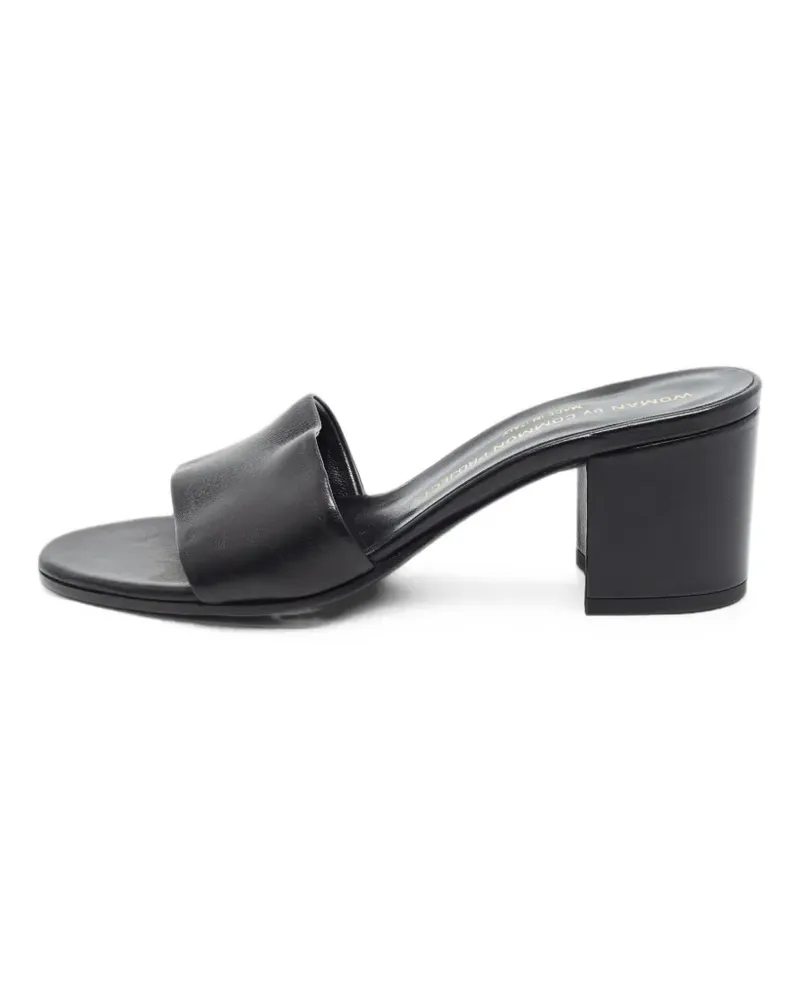 Common Projects block heel slide sandals - Schwarz Schwarz