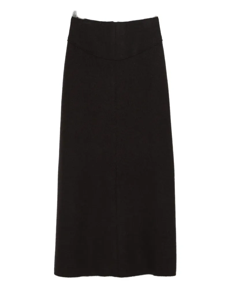 Lanvin Klassischer High-Waist-Rock - Braun Braun