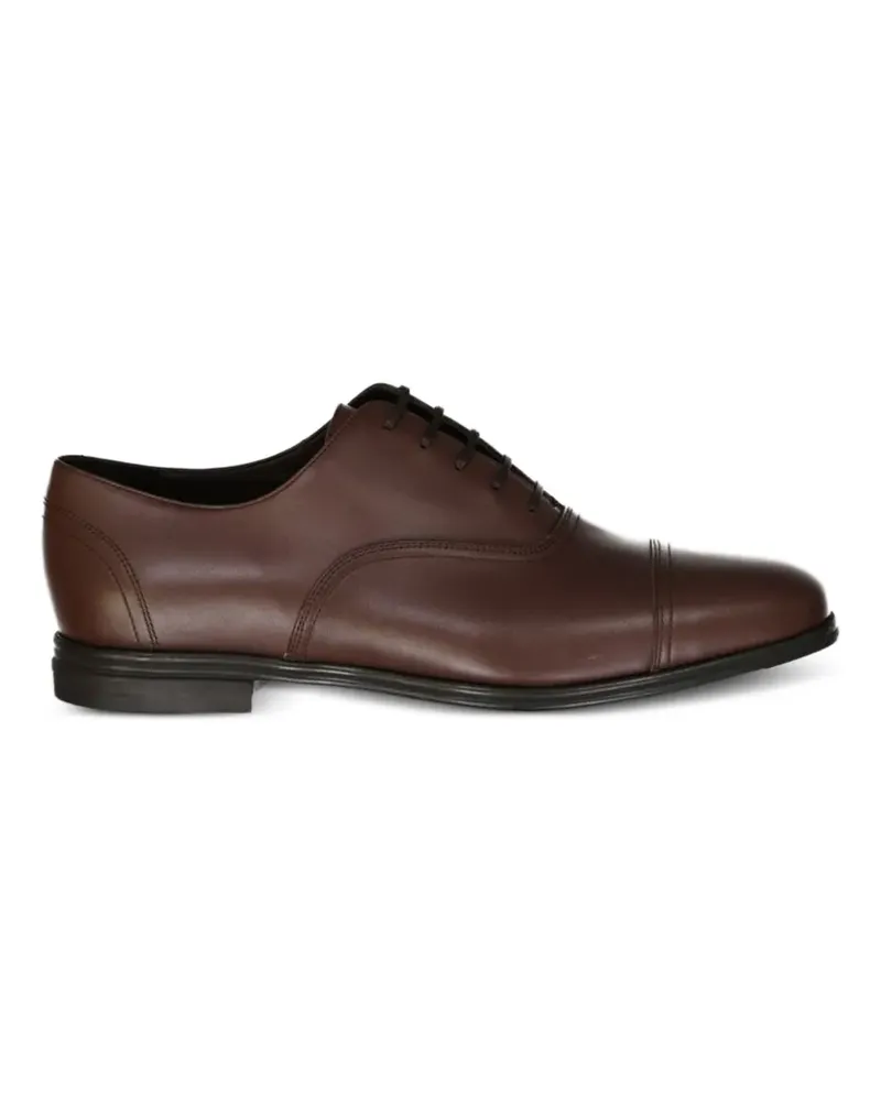 Ferragamo cap-toe lace-up Oxford shoes - Braun Braun