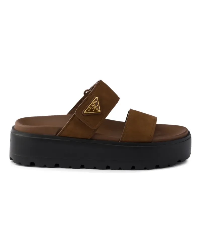Prada nubuck slides - Braun Braun