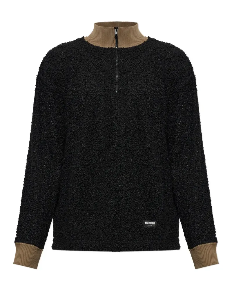Moschino half-zip sweatshirt - Schwarz Schwarz