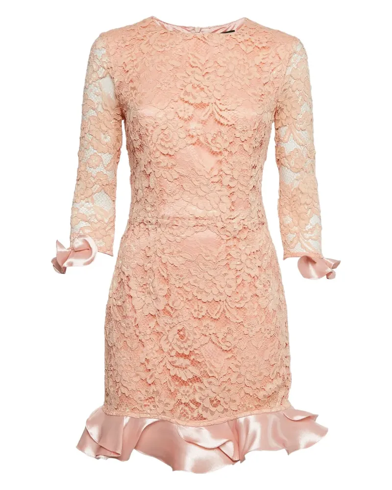 Elisabetta Franchi Pre-owned Kleid mit Spitze - Rosa Rosa