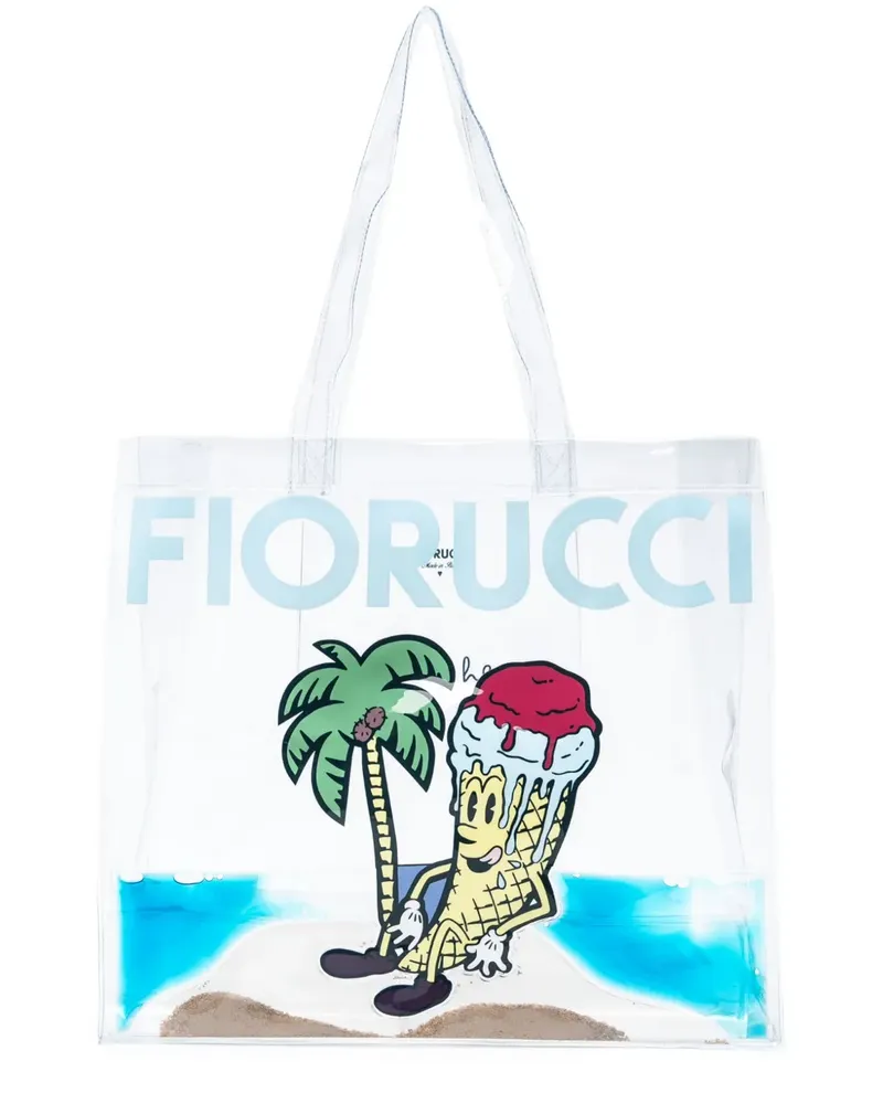 Fiorucci Tote Bag mit Eiscreme-Print - Nude Nude