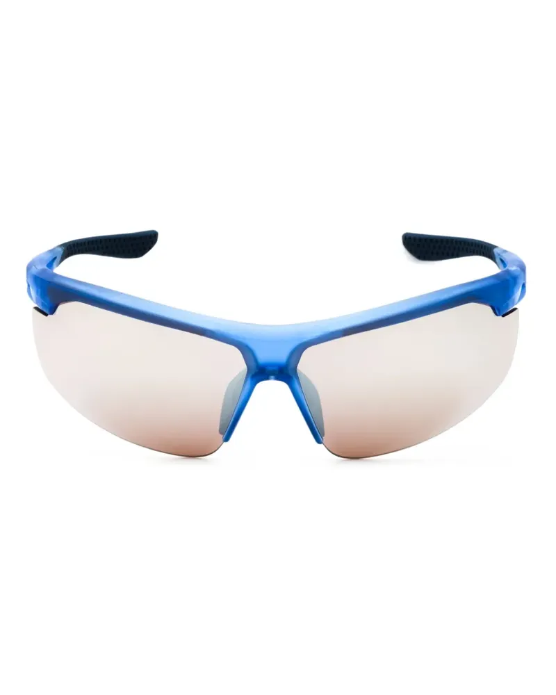 Nike logo-detail sunglasses - Blau Blau