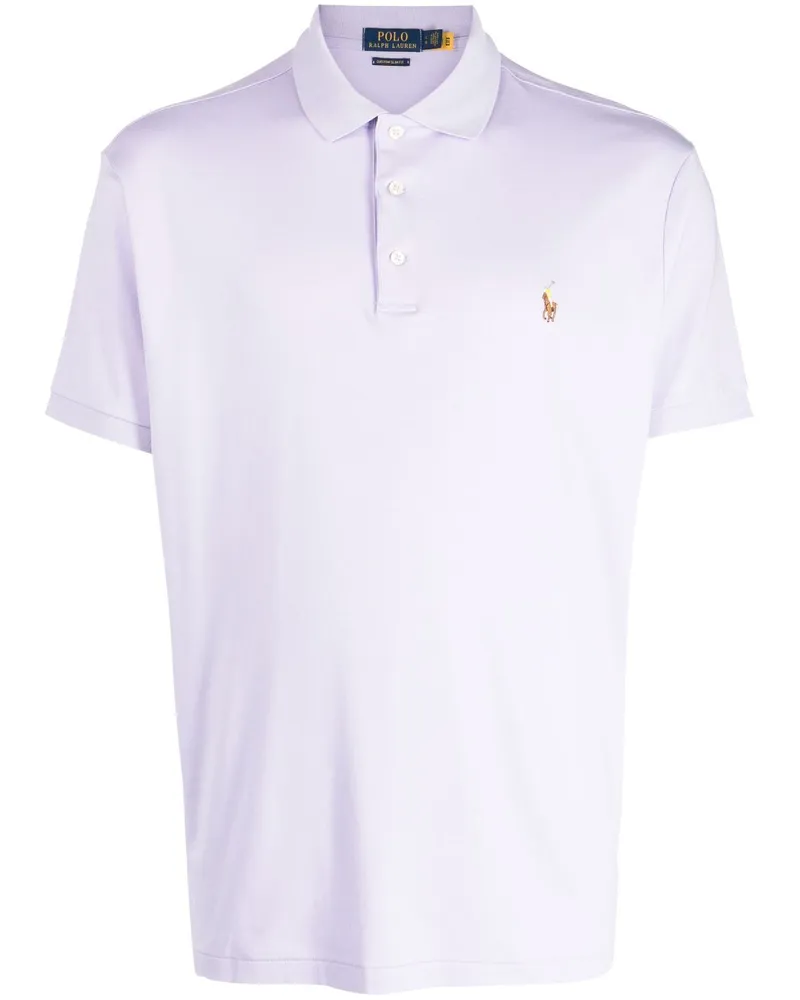 Ralph Lauren Poloshirt mit Polo Pony - Violett Violett