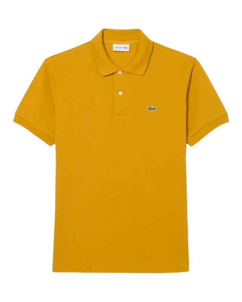 Lacoste Classic Fit Original Poloshirt mit Logo-Patch - Gelb Gelb
