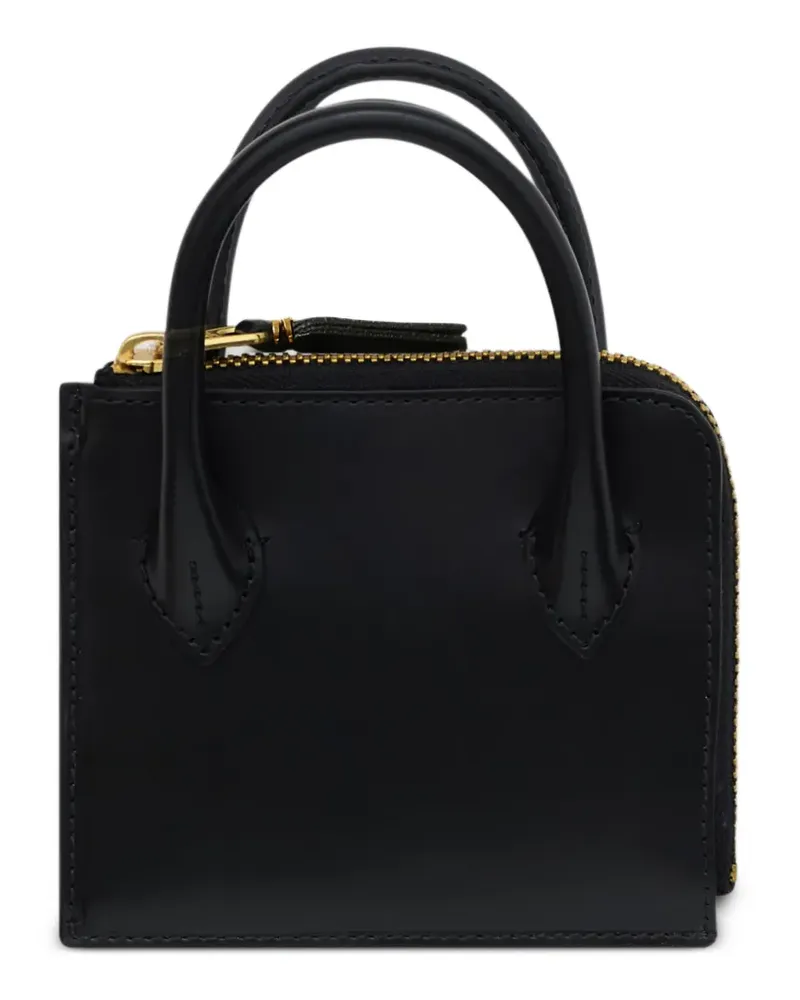 Comme des Garçons handle zip wallet - Schwarz Schwarz