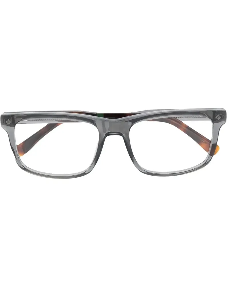 Lacoste Zweifarbige Brille mit eckigem Gestell - Grau Grau