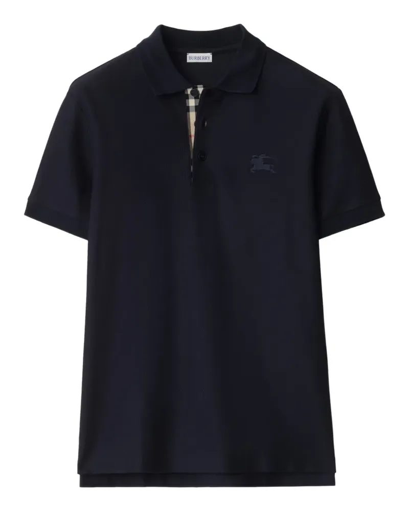 Burberry cotton polo shirt - Blau Blau