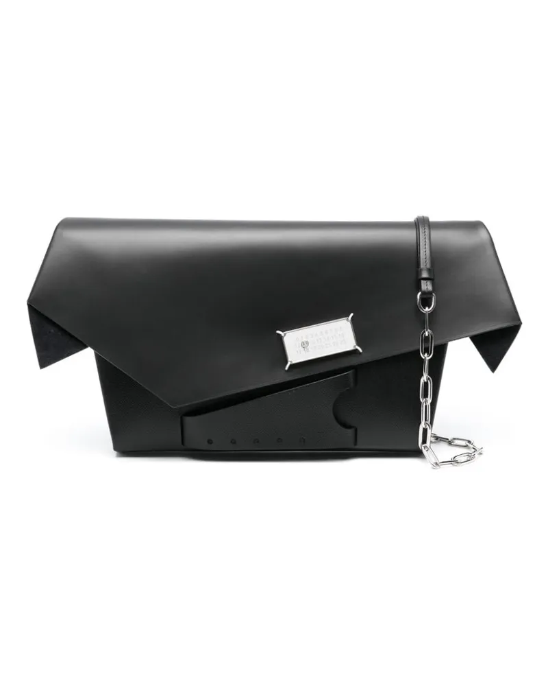 Maison Margiela Große Snatched Classique Handtasche Schwarz