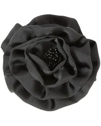 Jennifer Behr Rose Haarspange mit Blumenapplikation Schwarz