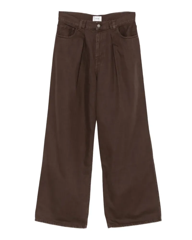 Haikure Candy Palazzohose mit Falten - Braun Braun