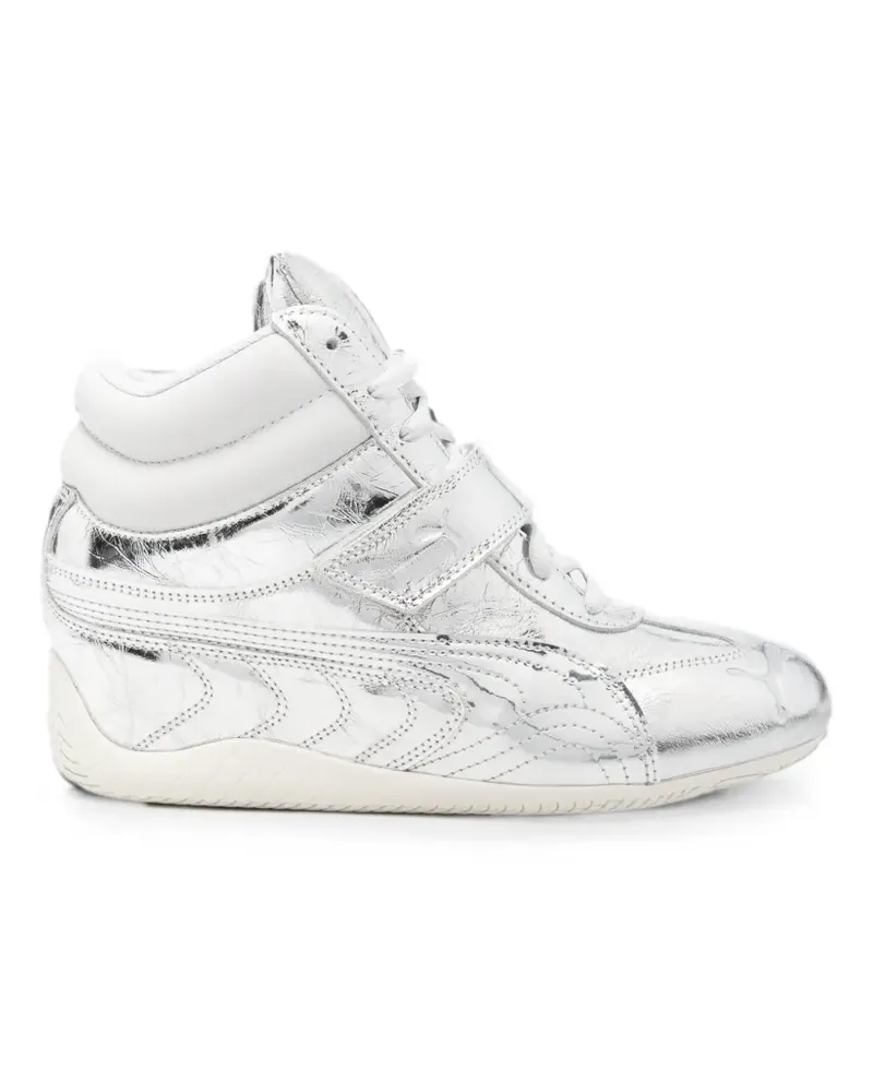 Puma Speedcat logo-debossed sneakers - Silber Silber