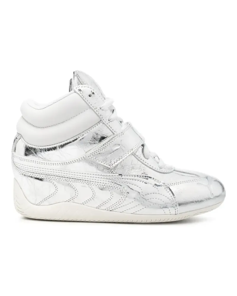 Puma Speedcat logo-debossed sneakers - Silber Silber