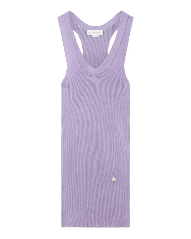 Stella McCartney Geripptes Trägershirt - Violett Violett
