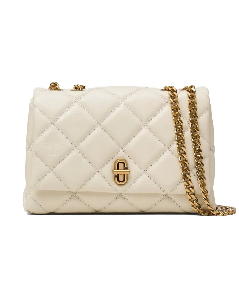 Marc Jacobs Gesteppte The Slim Schultertasche mit Kette - Nude Nude