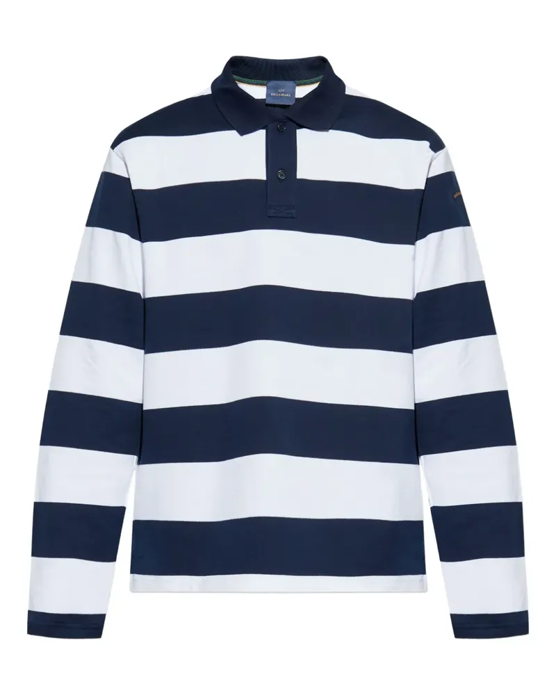 Paul & Shark Gestreiftes Poloshirt - Blau Blau