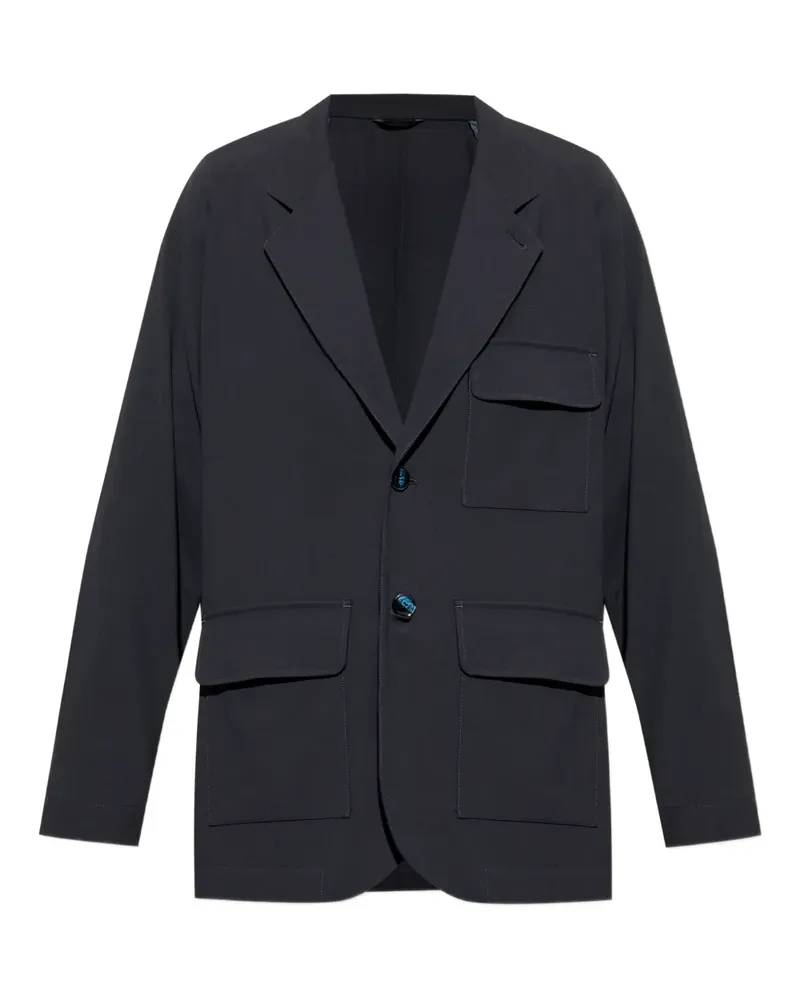Giorgio Armani Wollblazer mit Klappentasche - Schwarz Schwarz