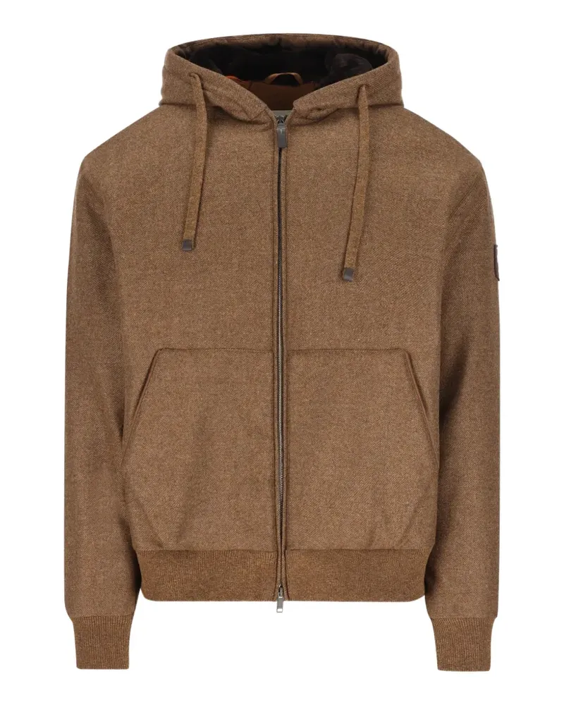 TOD'S Kapuzenjacke mit Reißverschluss - Braun Braun