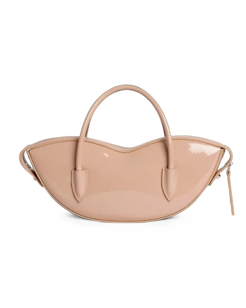 Fiorucci Schultertasche in Lippenform - Nude Nude