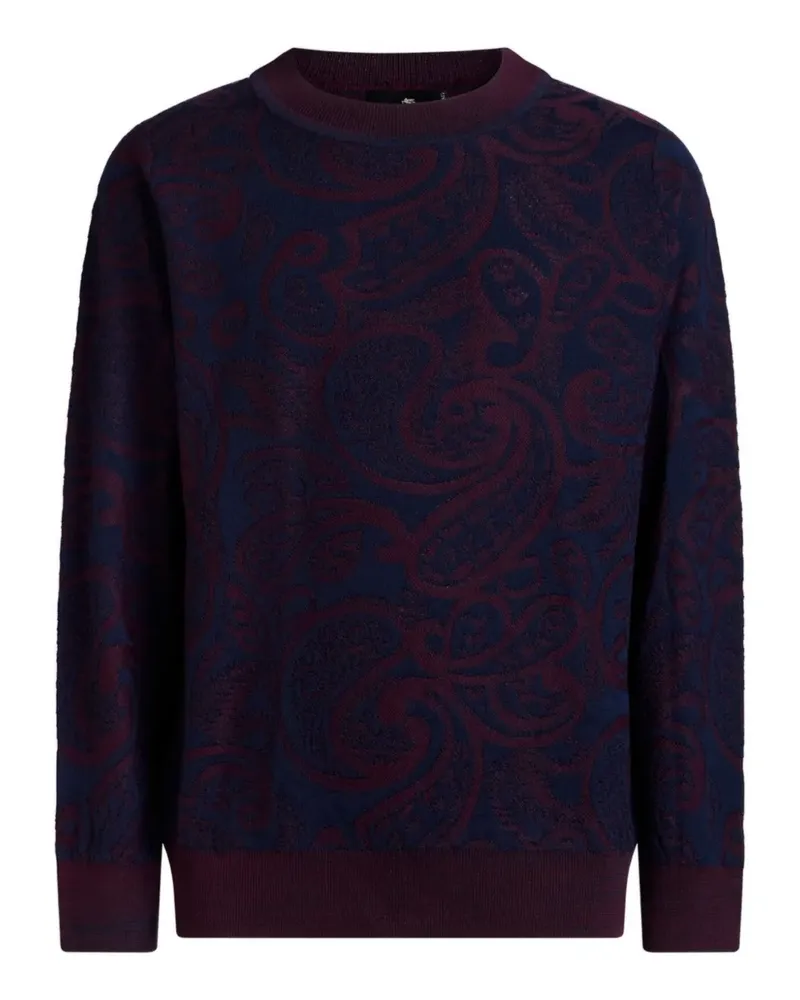 Etro Pullover aus Paisley-Jacquard - Blau Blau