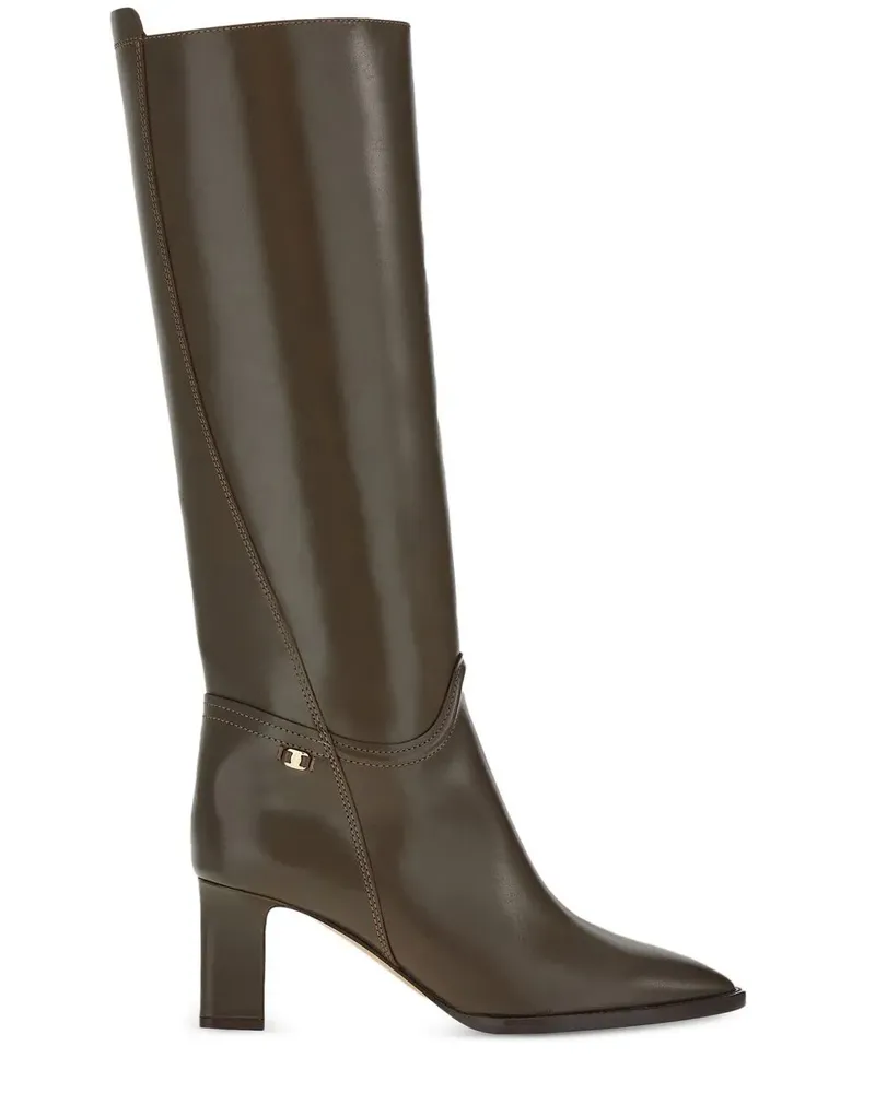 Ferragamo Vara Chain Stiefel - Braun Braun