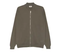 Cardigan mit Reißverschluss - Grün