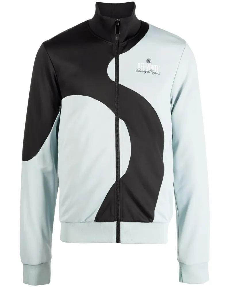 OFF-WHITE Sweatshirt mit Logo - Blau Blau