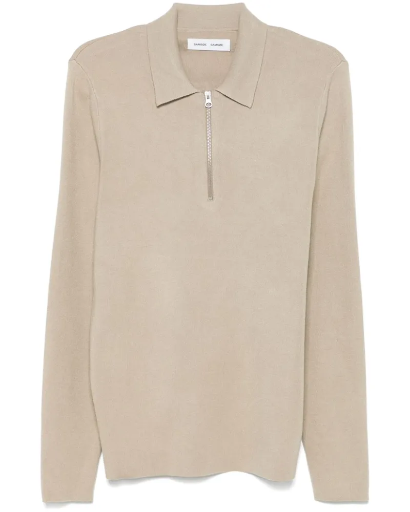 Samsøe & Samsøe Guna Poloshirt - Nude Nude