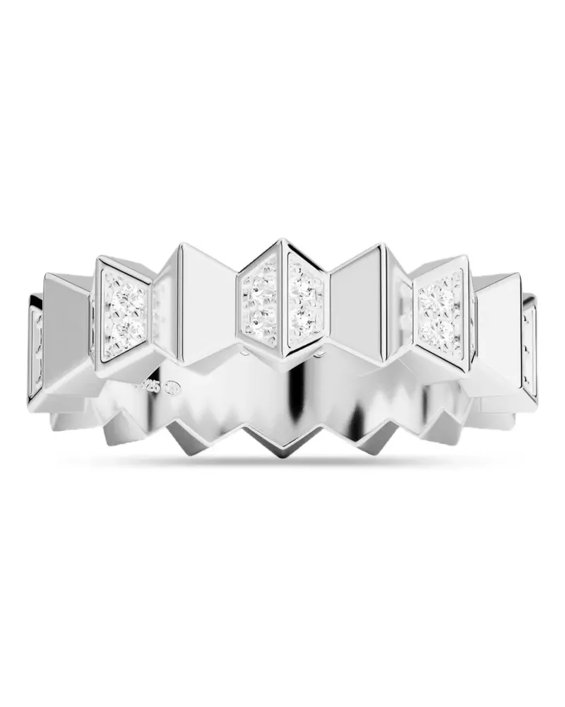 APM Monaco Up and Down Ring mit Kristallen - Silber Silber