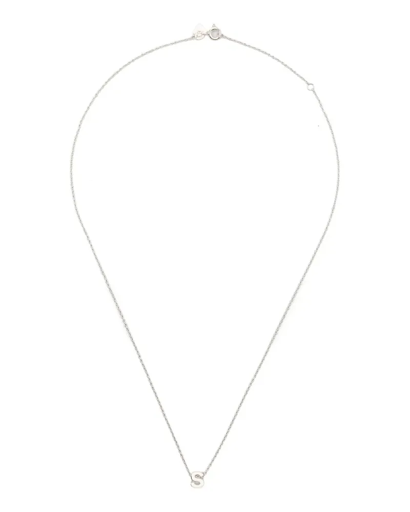 Le Gramme alphabet necklace - Silber Silber