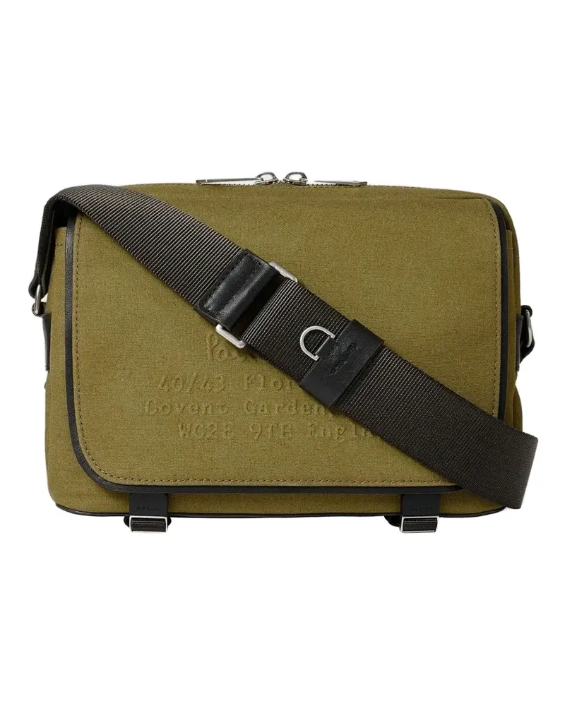 Paul Smith embossed-logo messenger bag - Grün Grün