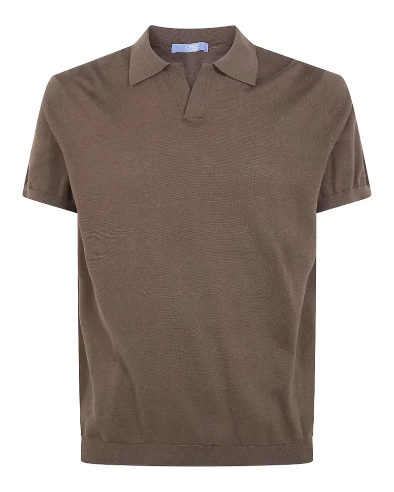 People of Shibuya Nosaka Dongqi V-neck T-shirt - Braun Braun