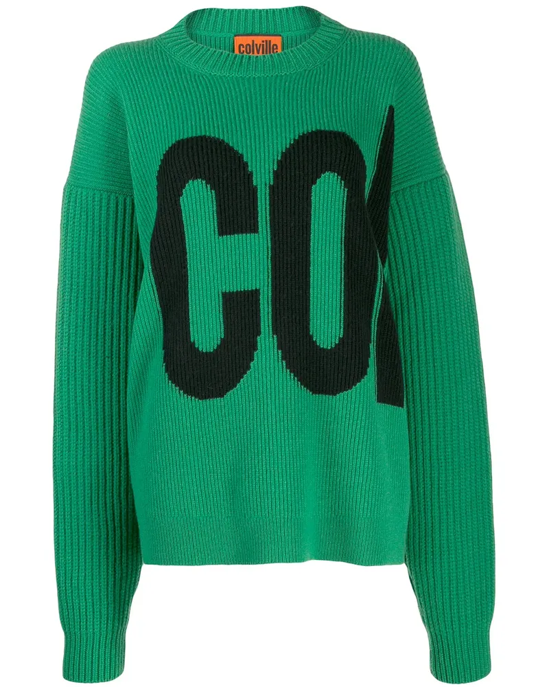 Colville Pullover mit Logo-Stickerei - Grün Grün