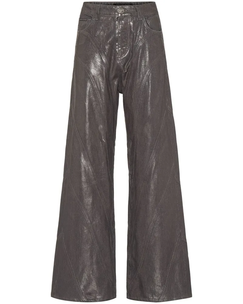 Philipp Plein Ausgestellte Jeans - Silber Silber