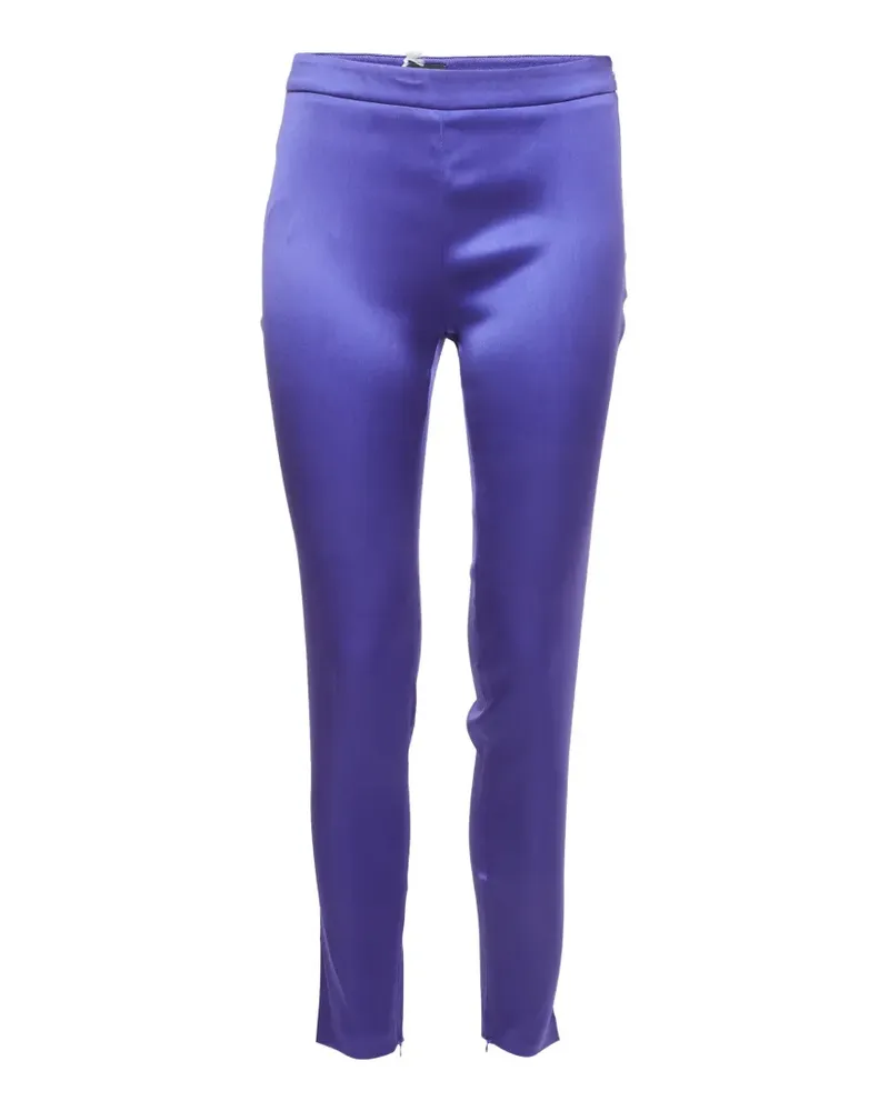 La Perla Schmale Hose aus Satin - Violett Violett