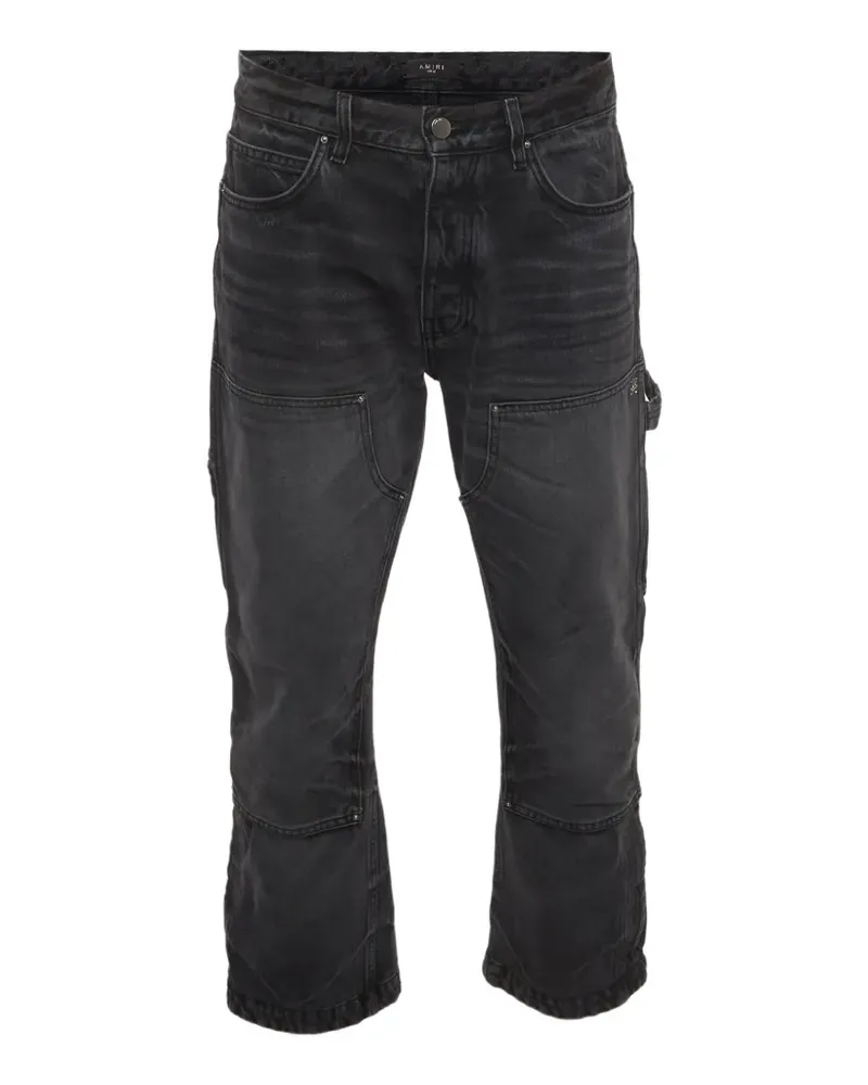 Amiri Gerade Jeans mit aufgesetzten Taschen - Schwarz Schwarz