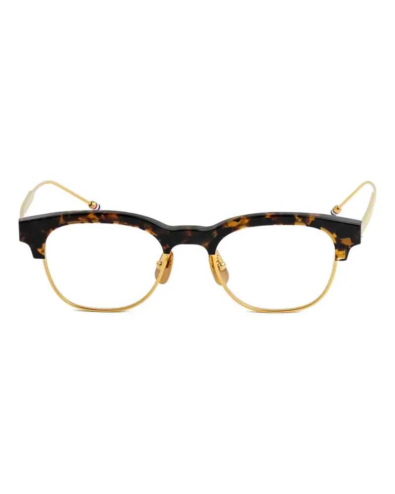 Thom Browne tortoiseshell-pattern glasses - Braun Braun