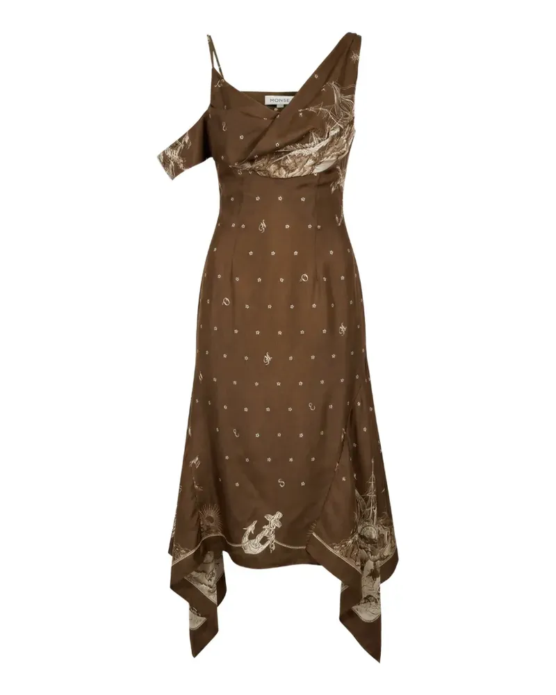 Monse printed silk dress - Braun Braun