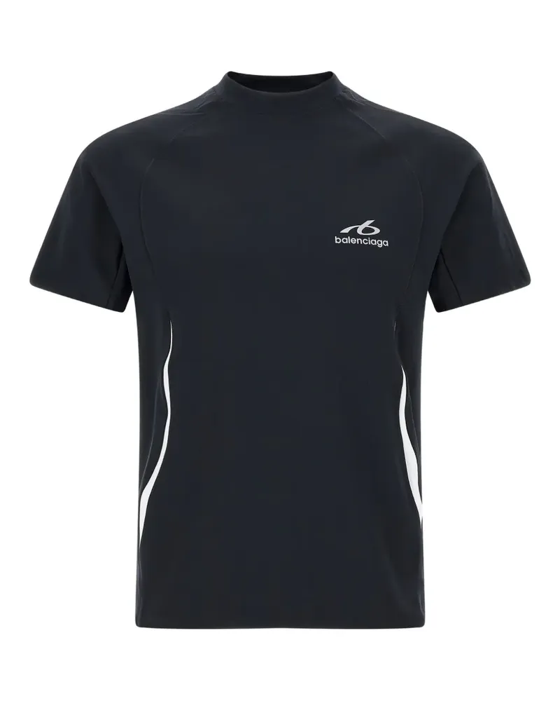Balenciaga logo-print T-shirt - Schwarz Schwarz