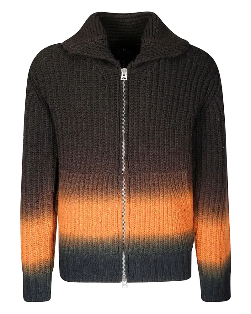 Sacai Cardigan mit Stehkragen - Schwarz Schwarz