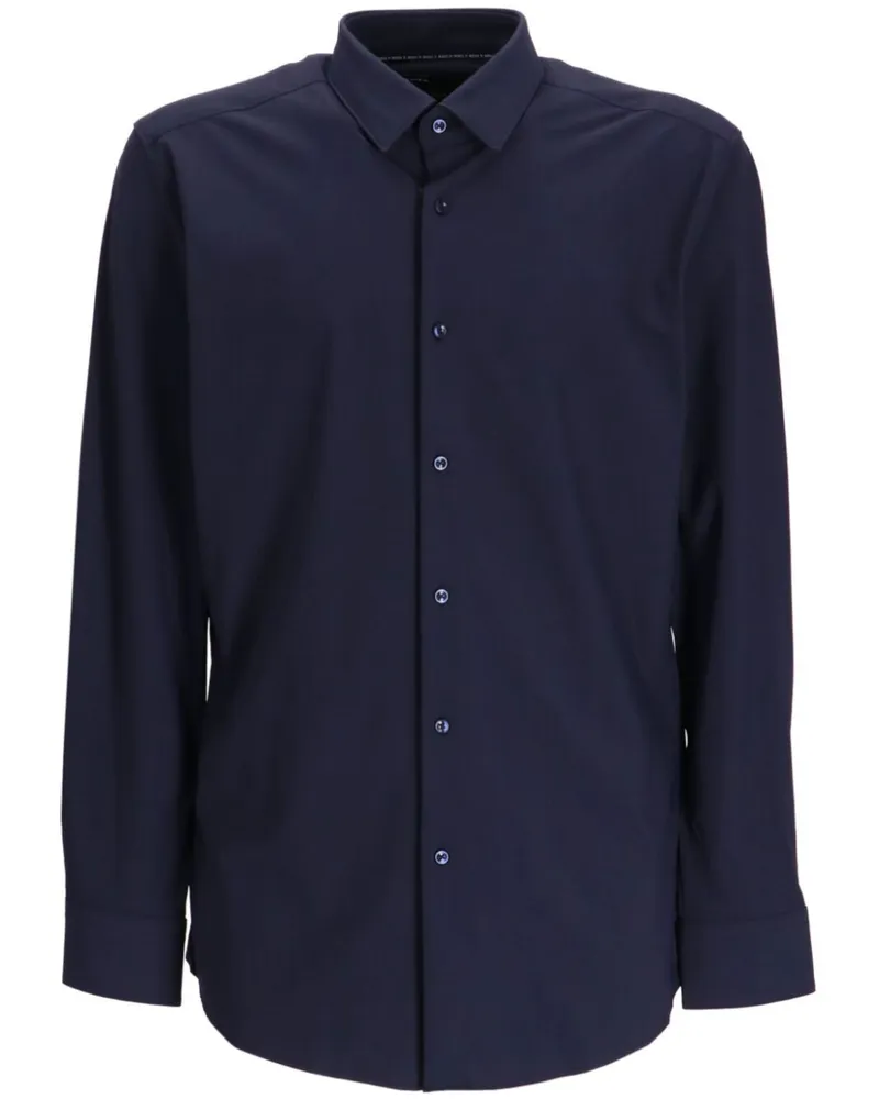 HUGO BOSS Langärmeliges Hemd - Blau Blau