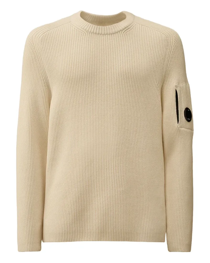 C.P. Company Gerippter Pullover - Nude Nude