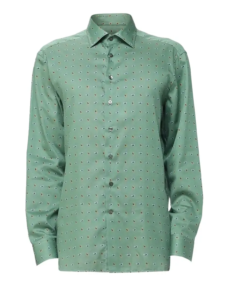 Etro Hemd mit Paisleymuster - Grün Grün