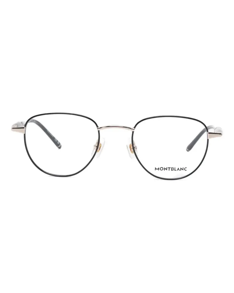Montblanc round-frame glasses - Schwarz Schwarz