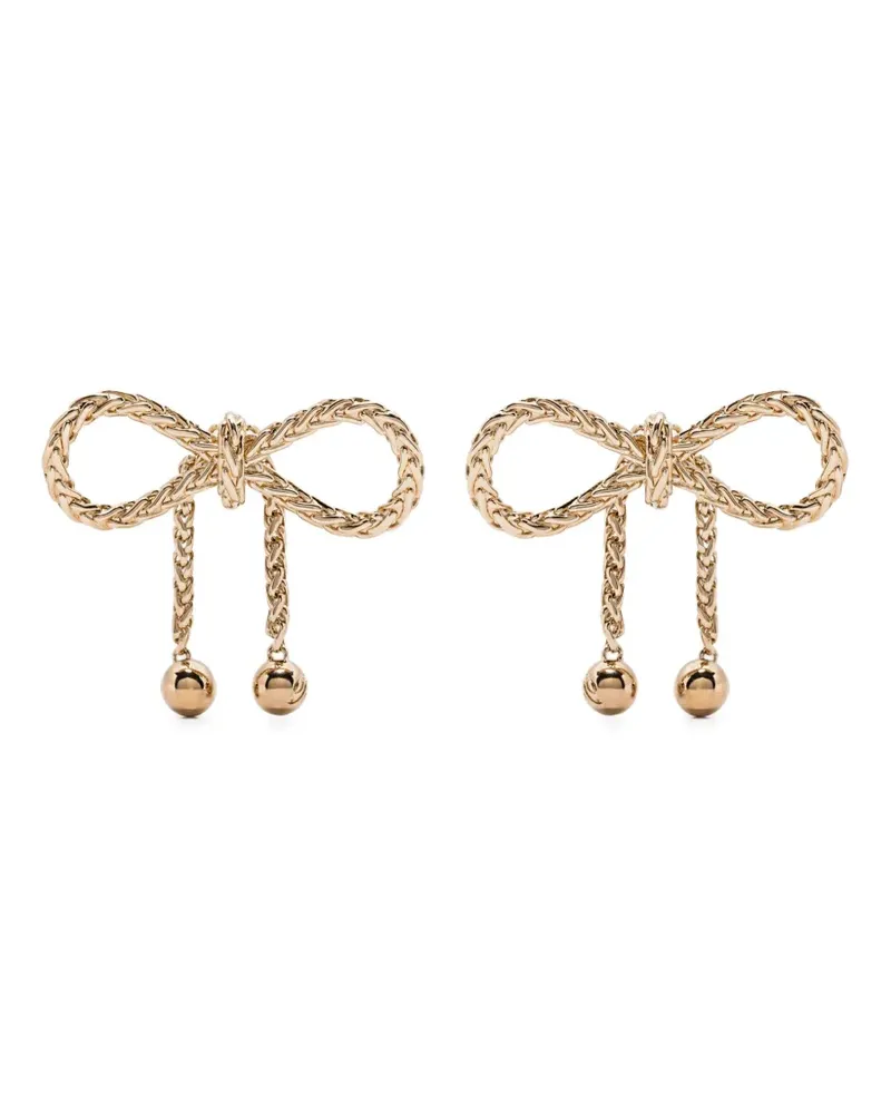 Blumarine Ohrringe mit Schleife - Gold Gold