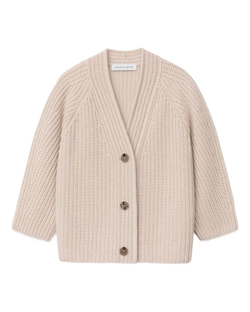 Iris von Arnim Fallou Cardigan - Nude Nude